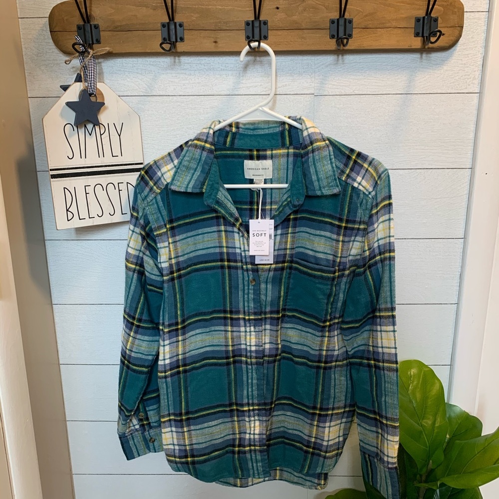 American Eagle oversized flannel
